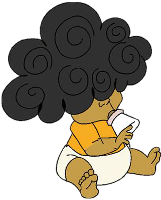 Proud Family - Proud Family Baby With Afro (330x436), Png Download