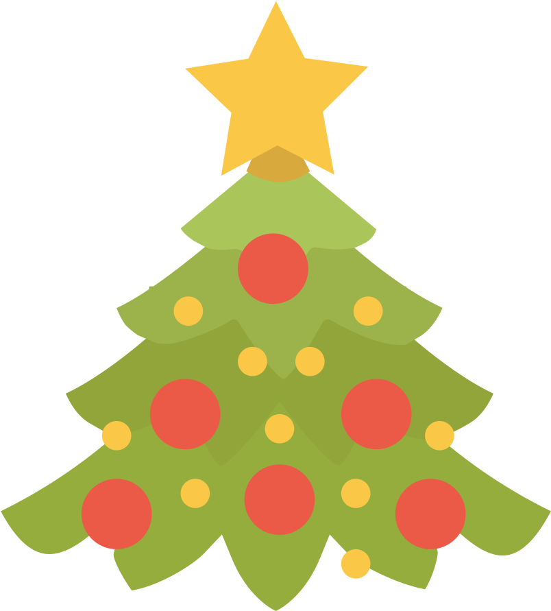 Download Svg Download Png - Christmas Tree Icon Png (1024x1024), Png Download