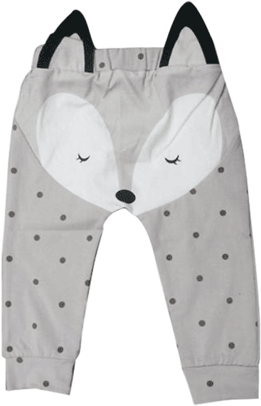 Petite Bello Pants 0-6 Months Baby Fox Pants - Trousers (600x600), Png Download