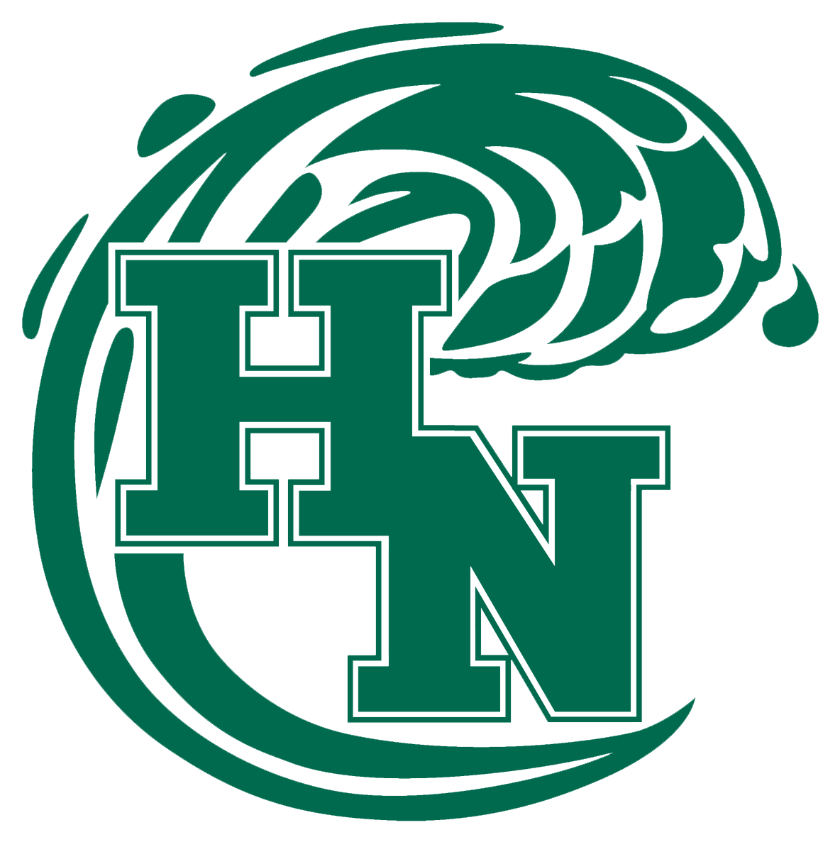 Holy Name Green Wave - Holy Name High School Logo (1191x1187), Png Download