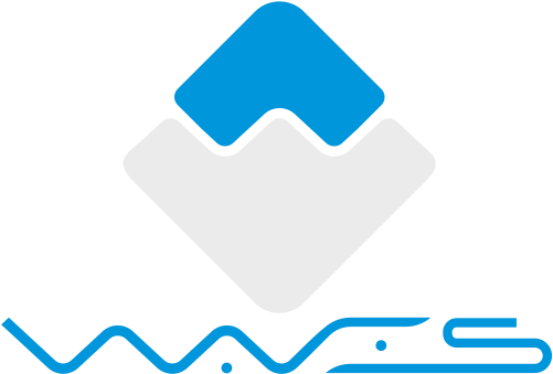 暗号仮想通貨ウェーブス - Waves Platform Logo Png (641x641), Png Download