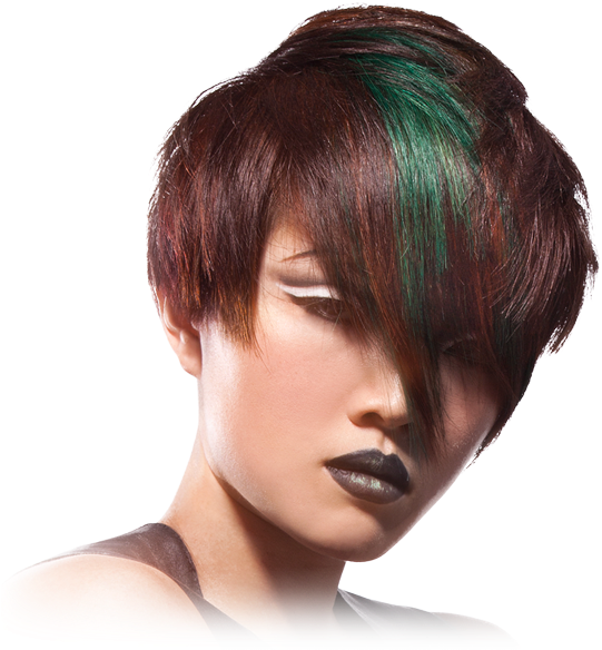 Femme02 - Bob Cut (597x840), Png Download