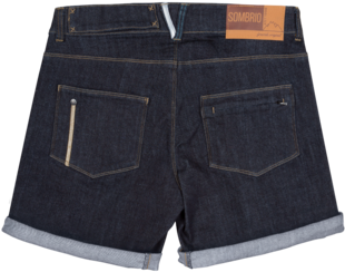 Sombrio Women's Robson Jean Shorts, Indigo Denim Alt - Pocket (450x635), Png Download