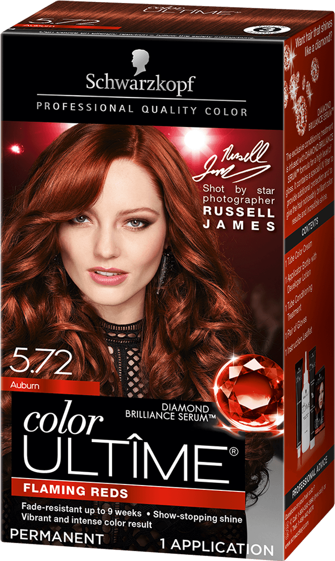 Product Portfolio - 5 - 72 Auburn - Schwarzkopf Color Ultime Hair Colour Brown (970x1400), Png Download
