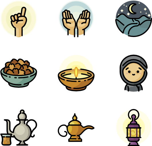 Ramadan 30 Icons - Ramadan Icons (600x564), Png Download