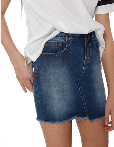 Denim Skirt - Me.n.u (480x480), Png Download