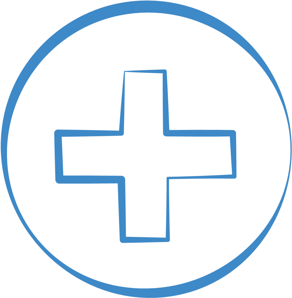 Health Circle-07 - Cross (1000x1033), Png Download