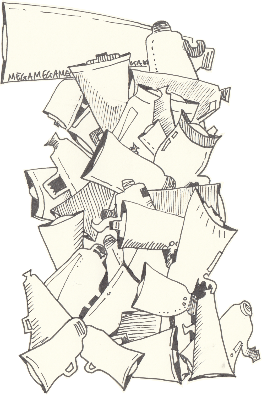 Megaphone Mountain (1000x1508), Png Download