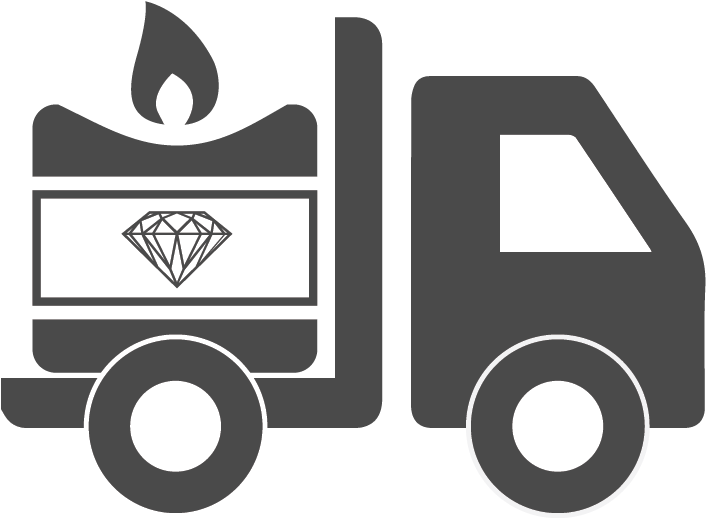 Shipping Icon Png Pc Shipping Icon Wlogo Png - Candle (800x655), Png Download