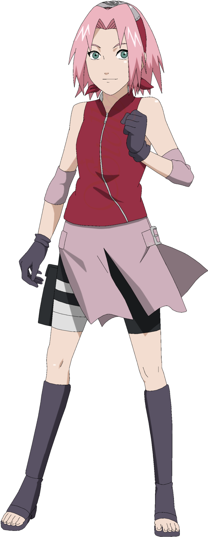 Sakura Haruno - Naruto Sakura (1024x1900), Png Download