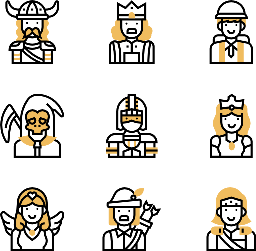 Game Characters - Game (600x564), Png Download