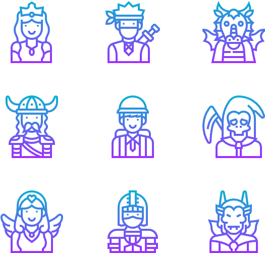 Game Characters - Game (600x564), Png Download