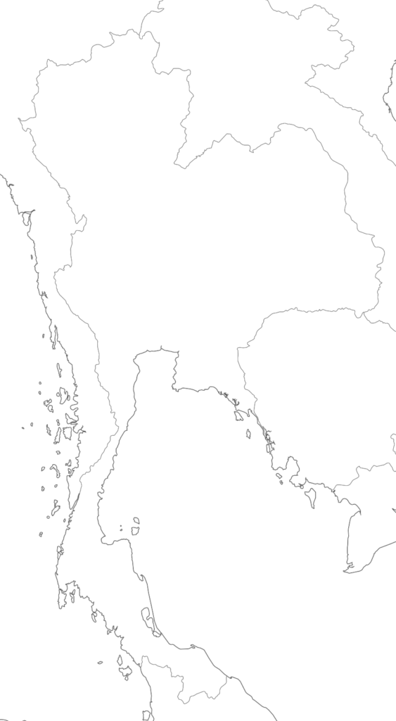 Download Large Thailand Blank Map With Borders And Coasts Outlines 304 3045082 Large Thailand Blank Map With Borders And Coasts 