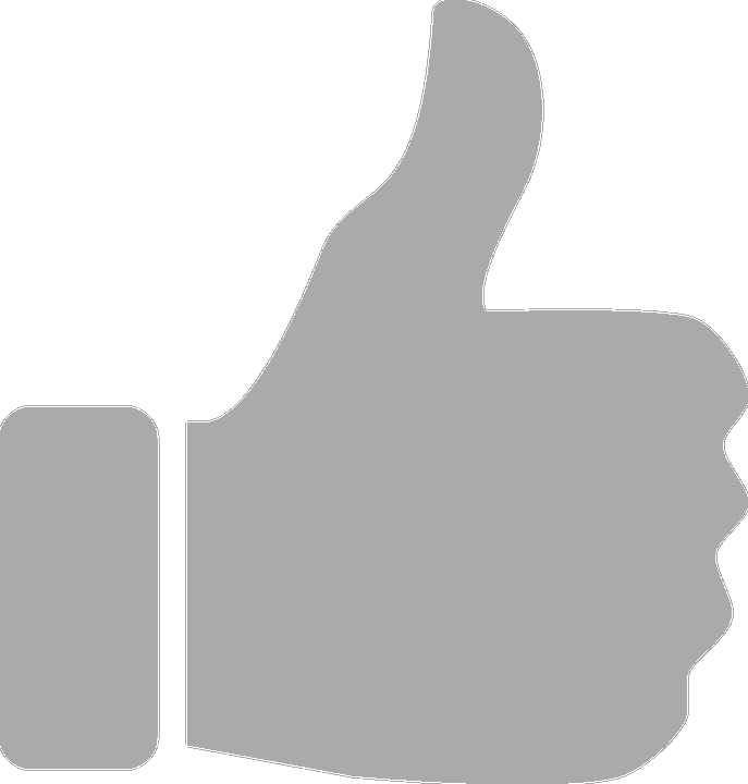 Secure File Delivery - Facebook Like Icon Gray (687x720), Png Download