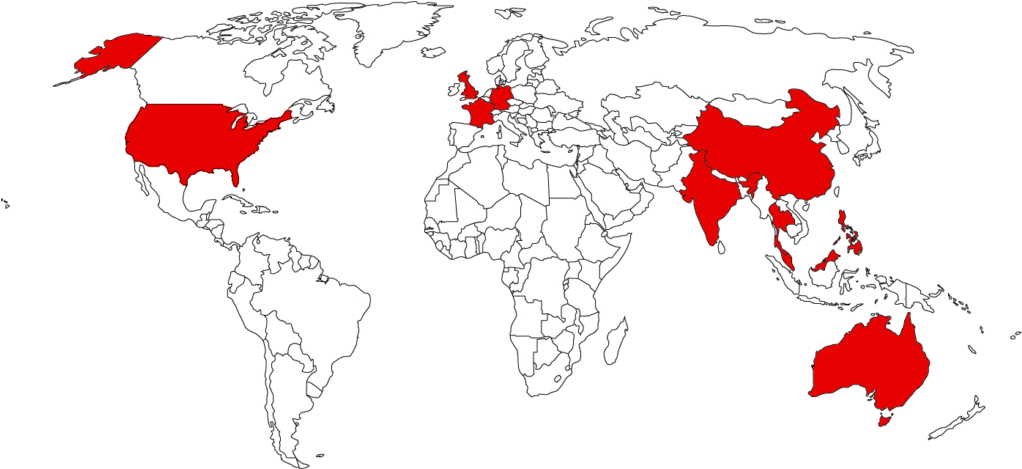Uk - Countries With Pokemon Go (1024x494), Png Download