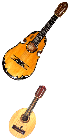 Cuatro Puertorriqueño Y Cuatro Higüera - Instrumentos Navideños De Puerto Rico (357x633), Png Download
