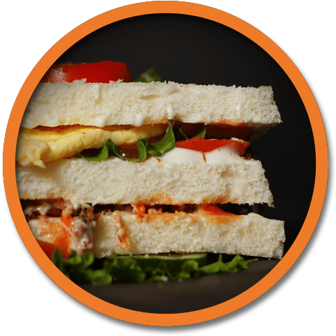 Choakas Club Sandwich - Fast Food (500x500), Png Download