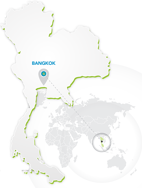 Bangkok Lies In The Heart Of The Asean Region With - Continents Map With Compass (491x650), Png Download