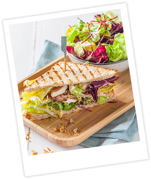 Club Sandwich (555x637), Png Download