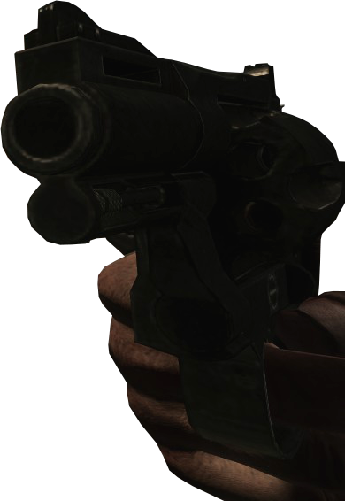 Python Pointing At Self Bo - Gun Barrel (390x566), Png Download