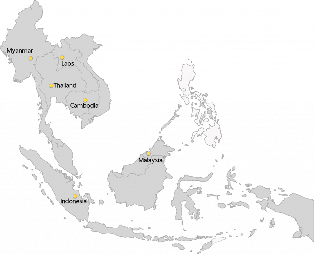 Map Orakarn Jun - Asean Map Vector Png (1024x830), Png Download