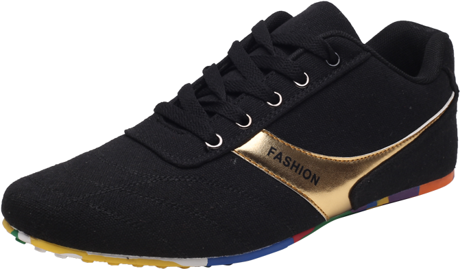 Breathable Sneaker Mens Shoes Sales Lace Up Canvas - Sneakers (800x800), Png Download