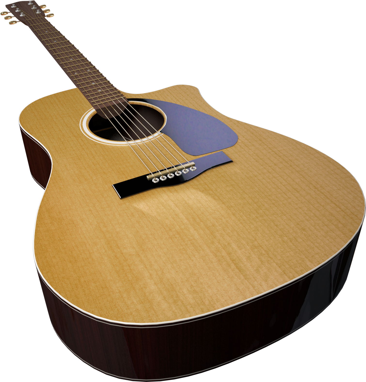 Click To Preview - Acoustic Guitar (2000x2000), Png Download