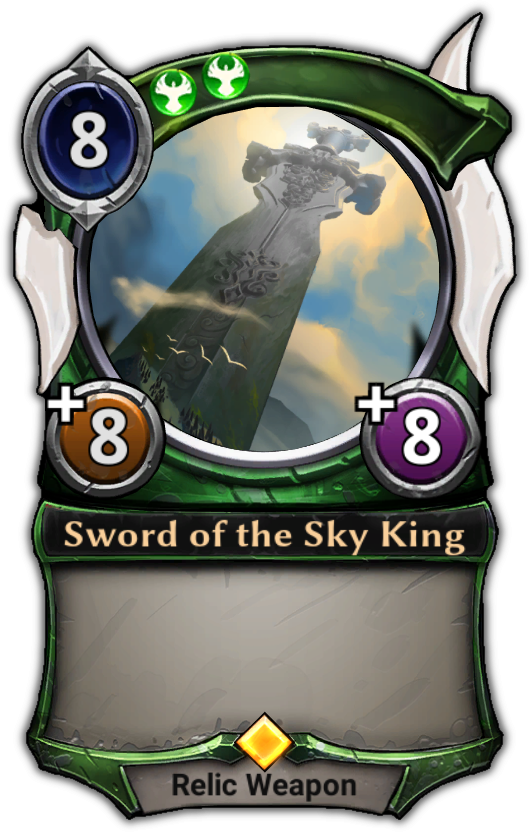 Sword Of The Sky King - Eternal Card Game Talir (529x832), Png Download