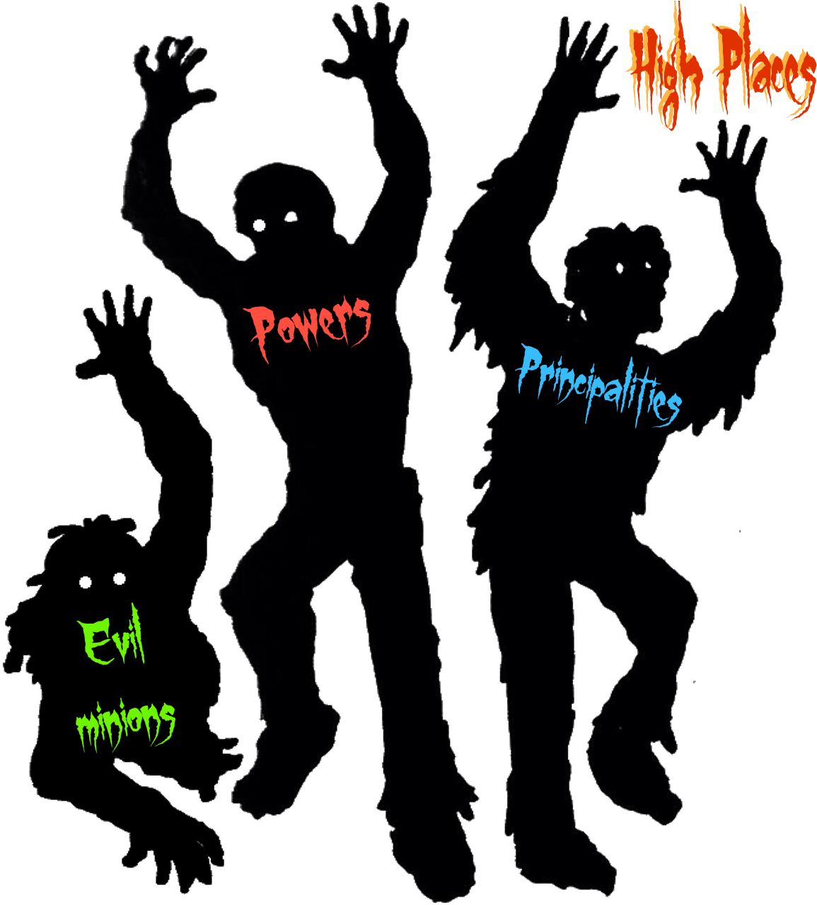 And When They Began To Sing And To Praise, The Lord - Zombie Silhouette Clipart Png (1280x1280), Png Download