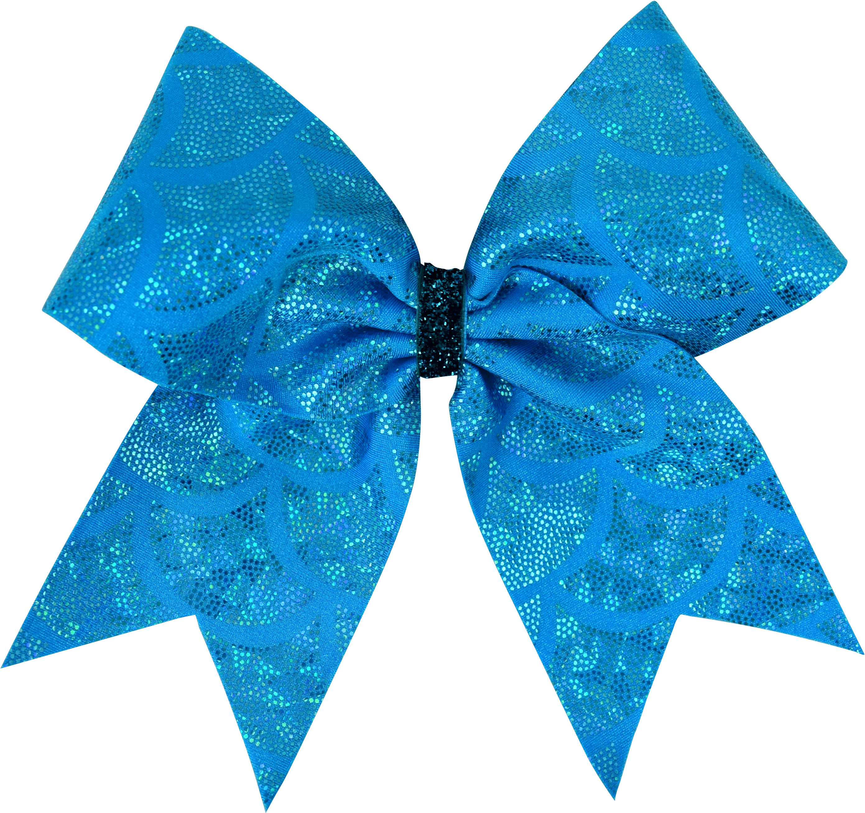Turquoise Blue Mermaid I Love Cheer® Hair Bow (4000x4000), Png Download