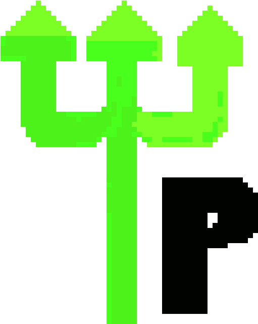 Percy Jackson - Pixel Art (570x680), Png Download