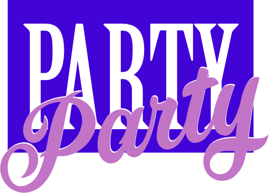 Party Party Inc - Calligraphy (536x384), Png Download