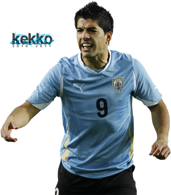 Luis Suarez Photo Suarezu - Render Suarez Uruguay 2015 (622x693), Png Download