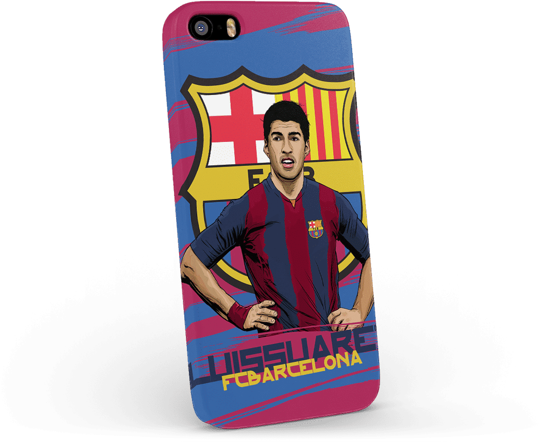 Dailyobjects Luis Suarez Barcelona Blue Case For Iphone - Fc Barcelona (1600x900), Png Download