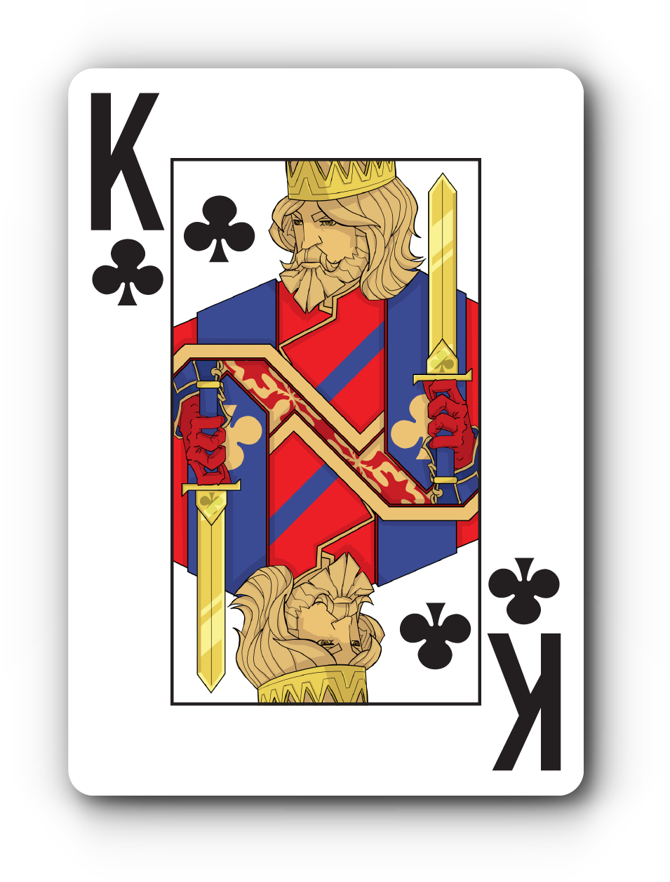 King - Clubs (955x1256), Png Download