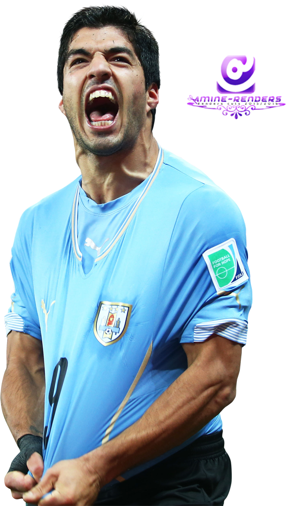 Luis Suarez - Luis Suarez Uruguay Png (564x997), Png Download