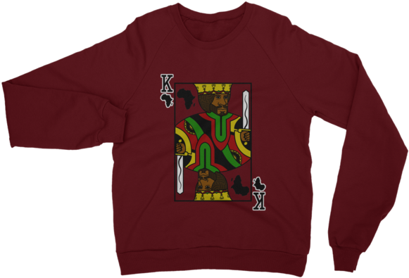 King Card Sweatshirt - Pizza Christmas Tree Sweater (600x600), Png Download