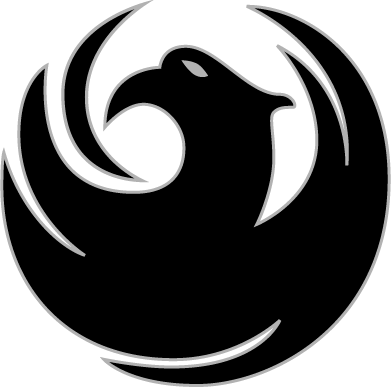 Black Phoenix (391x387), Png Download