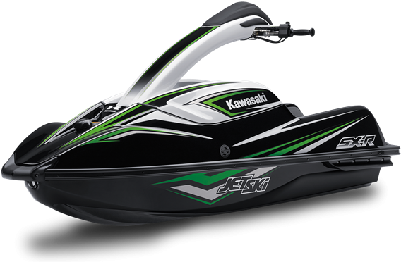 How To Ride A Stand Up Jet Ski - Kawasaki Sxr 1500 Top Speed (596x377), Png Download