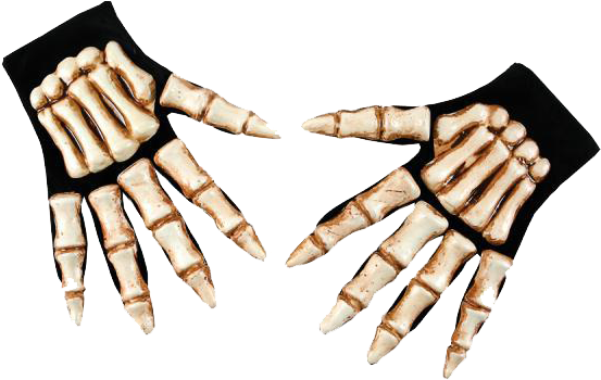 Skeleton Hands Halloween Costume - Costumes For All Occasions Pm342145 Skeleton Hands (600x396), Png Download