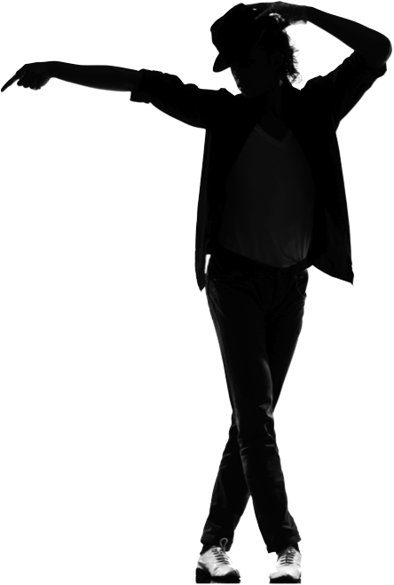 Each Year At The Hanukkah Concert, Your Children Delight - Michael Jackson Bad Silhouette (444x659), Png Download