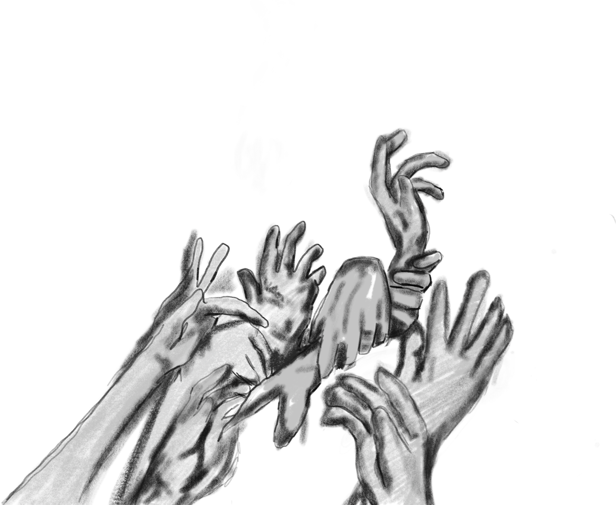 Maybe More Than One, But It's Impossible To Tell In - Sketch (2139x1754), Png Download