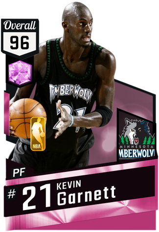 '04 Kevin Garnett Pinkdiamond Card - Pink Diamond Kevin Love (325x475), Png Download