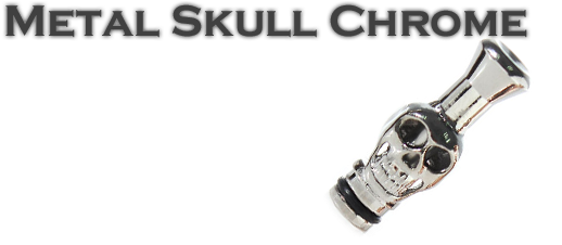 Metal Skull Chrome - Metal (590x225), Png Download