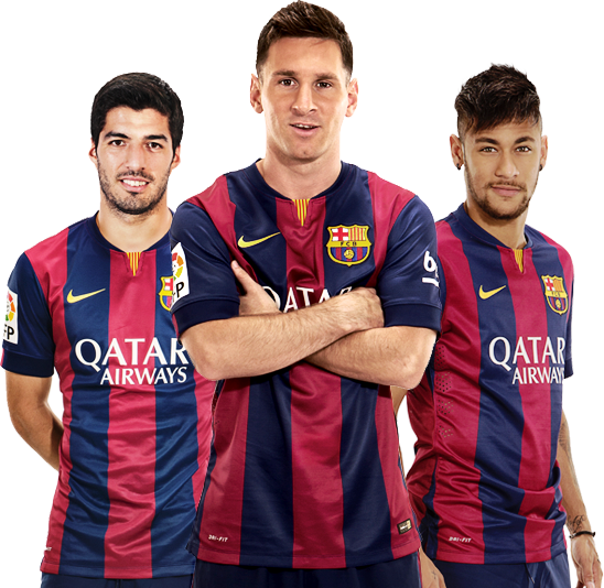 Fc Barcelona Fan Wall - Andres Iniesta Front Autographed Barcelona 2014-15 (548x534), Png Download