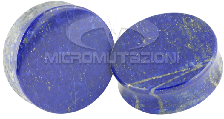 Lapis Lazuli Flat Ear Plug Ear - Ear (750x750), Png Download