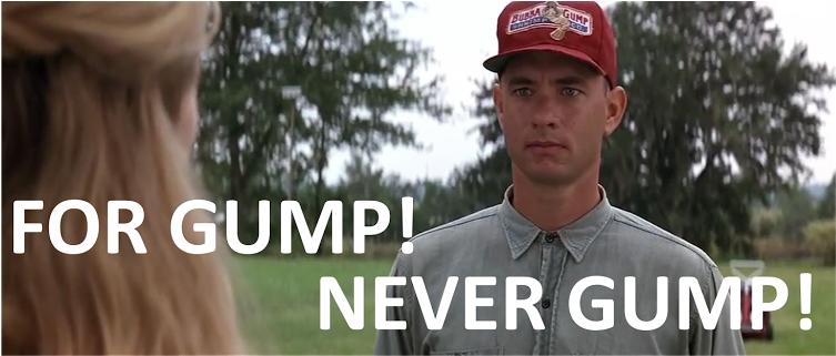 For Gump Or Never Gump - Bubba Gump Shrimp De Forrest Gump (820x361), Png Download