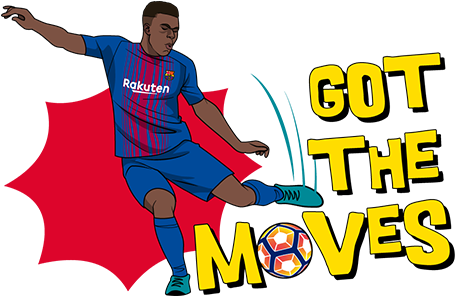 Viber Sticker «fc Barcelona 2017/18» - Kick Up A Soccer Ball (490x317), Png Download