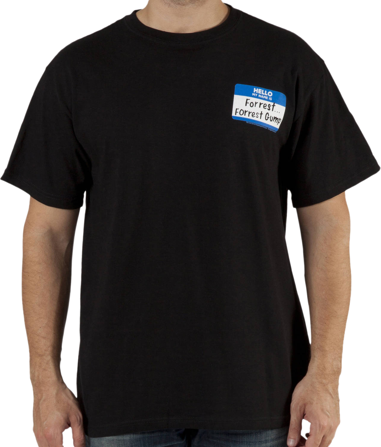 Hello My Name Is Forrest Gump T-shirt - Helmut Lang Cut Neck T Shirt (1277x1500), Png Download
