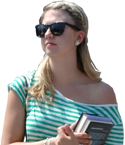 00205 Cut Out Woman - Girl (488x500), Png Download